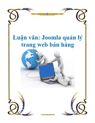 Joomla quản lý trang web bán hàng