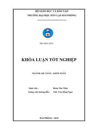 Khóa luận Hoàn thiện công tác kế toán doanh thu, chi phí và xác định kết quả kinh doanh tại Công ty TNHH thương mại và giao nhận Minh Trung