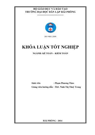 Khóa luận Hoàn thiện công tác kế toán doanh thu, chi phí và xác định kết quả kinh doanh tại Công ty Cổ phần E29