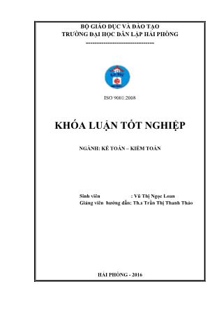 Khóa luận Hoàn thiện công tác kế toán doanh thu, chi phí và xác định kết quả kinh doanh tại công ty TNHH thương mại xây dựng và vận tải Phúc Trường An