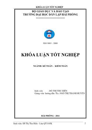 Khóa luận Hoàn thiện công tác kế toán tập hợp chi phí sản xuất và tính giá thành sản phẩm tại Xí Nghiệp Bao Bì Hùng Vương