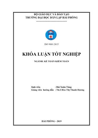 Khóa luận Hoàn thiện công tác kế toán thanh toán với người mua, người bán tại công ty cổ phần Việt