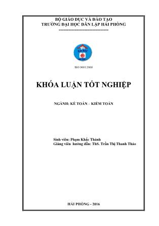 Khóa luận Hoàn thiện công tác kế toán tiền lương và các khoản trích theo lương tại Công ty cổ phần đầu tư và xây lắp và thương mại