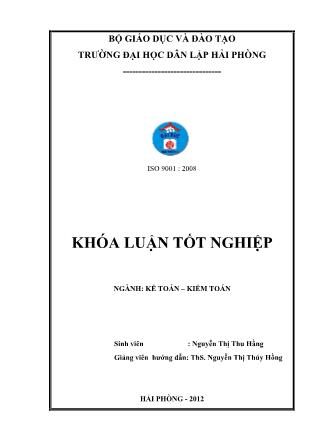 Khóa luận Hoàn thiện tổ chức công tác kế toán doanh thu chi phí và xác định kết quả kinh doanh tại Công ty TNHH SKT PLACO