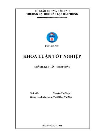 Khóa luận Hoàn thiện tổ chức công tác kế toán doanh thu, chi phí và xác định kết quả kinh doanh tại Công ty trách nhiệm hữu hạn Thương mại và Dịch vụ thiết bị điện Thanh Linh