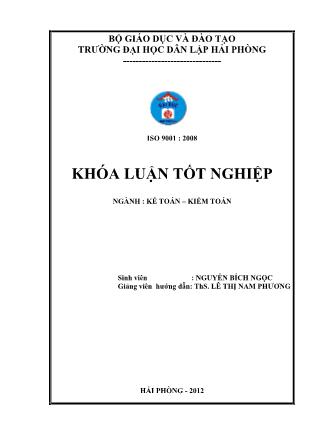 Khóa luận Hoàn thiện tổ chức công tác kế toán vốn bằng tiền tại Công ty TNHH Vận tải Hoàng Long