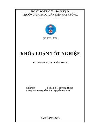 Khóa luận Hoàn thiện tổ chức kế toán chi phí sản xuất và tính giá thành sản phẩm tại Công ty Cổ phần Nhựa Bạch Đằng