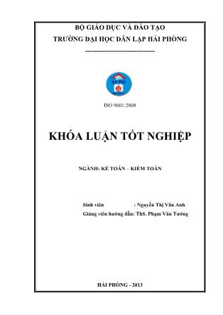 Khóa luận Hoàn thiện tổ chức kế toán doanh thu, chi phí và xác định kết quả kinh doanh tại Công ty trách nhiệm hữu hạn thương mại và dịch vụ kỹ thuật Hoàng Gia