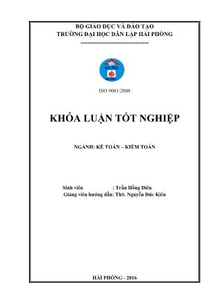 Khóa luận Hoàn thiện tổ chức kế toán doanh thu, chi phí và xác định kết quả kinh doanh tại Công ty TNHH xây lắp thương mại Khởi Đạt