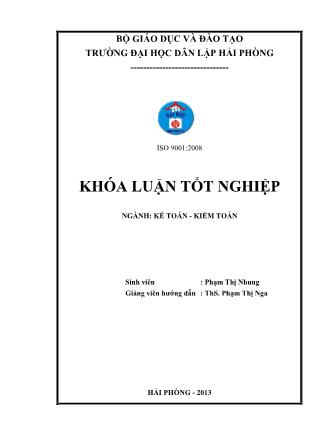 Khóa luận Hoàn thiện tổ chức kế toán tập hợp chi phí sản xuất và tính giá thành sản phẩm tại Nhà máy chế biến thức ăn chăn nuôi và thủy sản Thăng Long